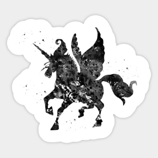 Winged Unicorn Sticker